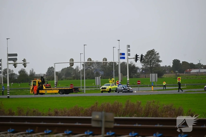 Ongeval met gewonde bij verkeerslicht