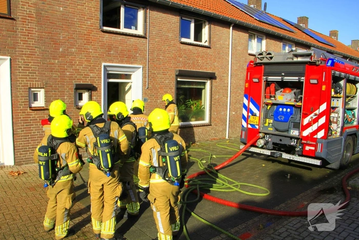 Woningbrand door vergeten pannetje op het vuur
