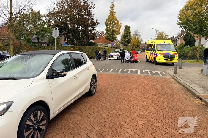 Fietser gewond na aanrijding met auto