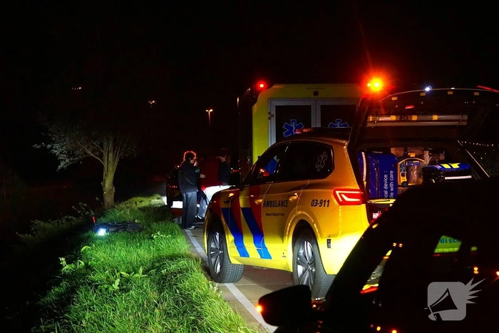 Zwaargewonde bij ongeval met skinnybike en fietser