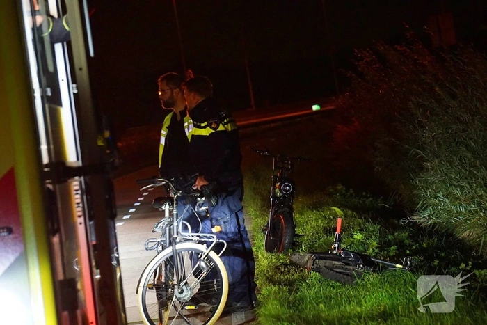 Zwaargewonde bij ongeval met skinnybike en fietser
