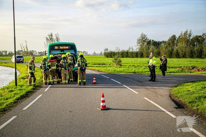 Brand onder lijnbus