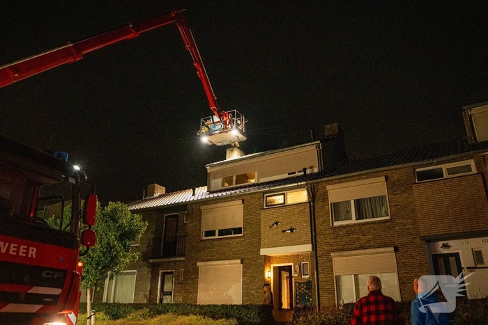 Brand bij houtkachel onder controle