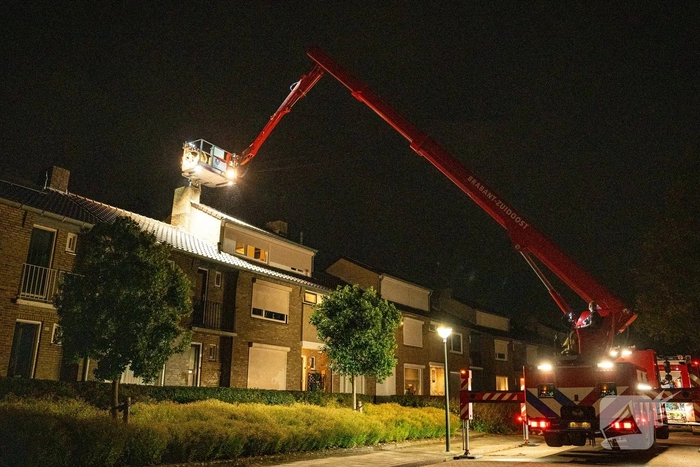 Brand bij houtkachel onder controle