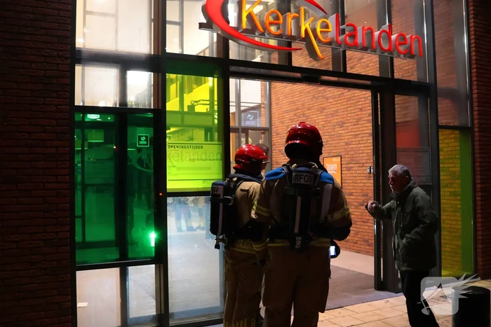 Brand in winkelcentrum snel geblust