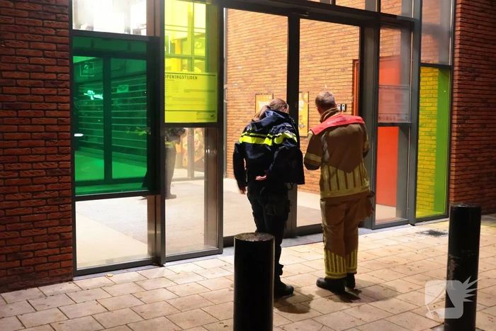 Brand in winkelcentrum snel geblust
