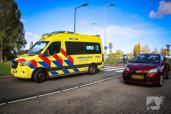 Fietser gewond bij aanrijding