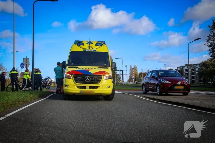 Fietser gewond bij aanrijding