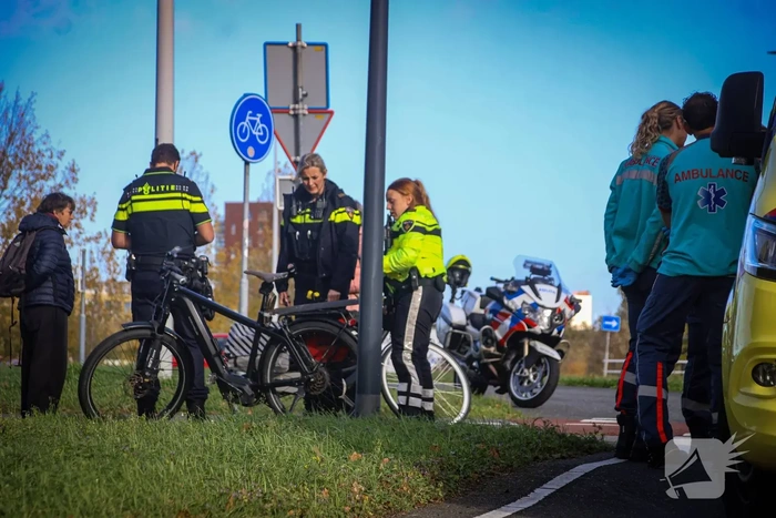 Fietser gewond bij aanrijding