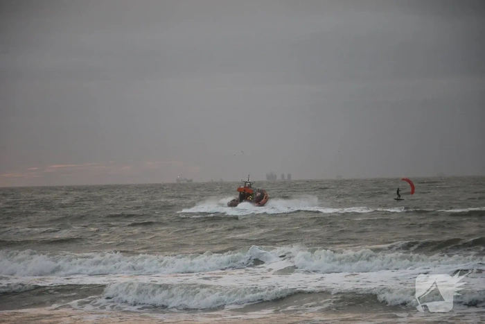 Melding van persoon in problemen op zee