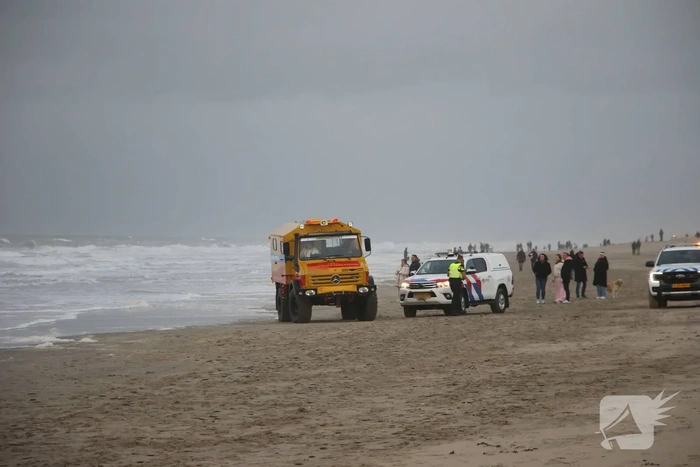 Melding van persoon in problemen op zee