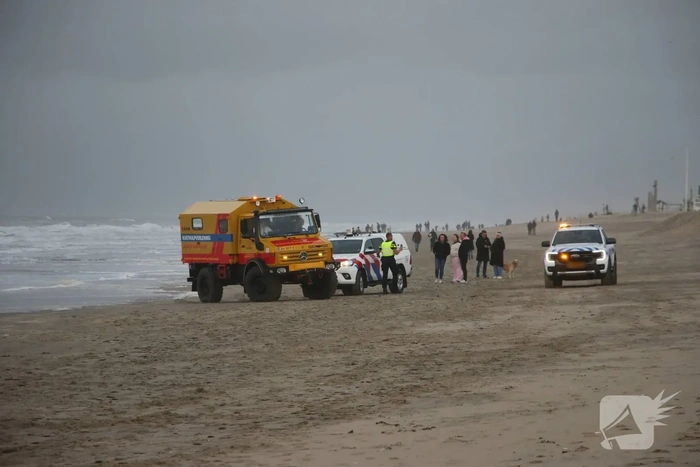Melding van persoon in problemen op zee