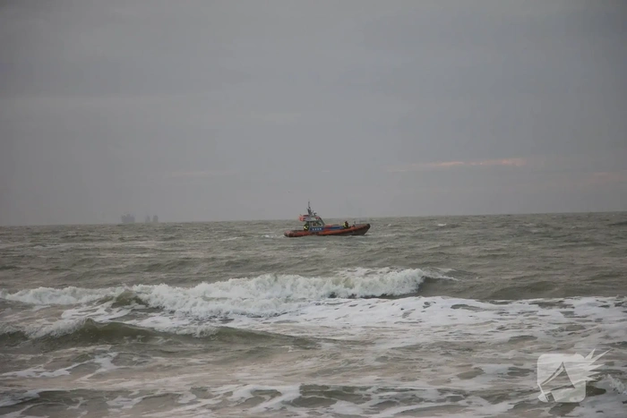 Melding van persoon in problemen op zee