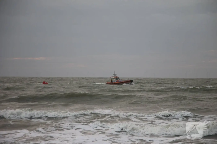 Melding van persoon in problemen op zee