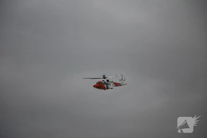Melding van persoon in problemen op zee