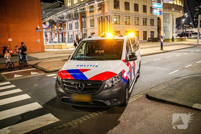 Ongeval tussen motor en fietser in Rotterdam