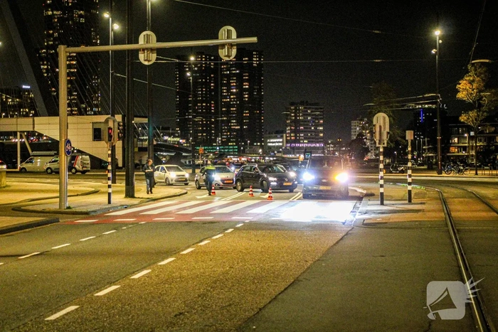 Ongeval tussen motor en fietser in Rotterdam