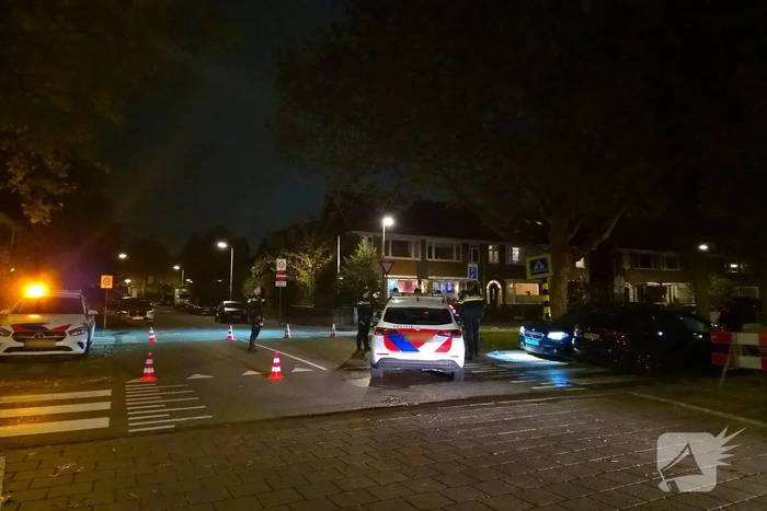 Schade na aanrijding op kruising