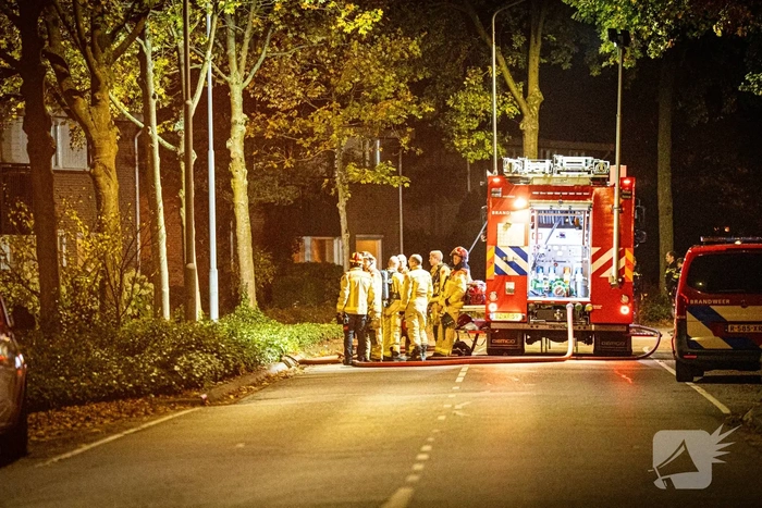 Grote brand op zolder in Veldhoven
