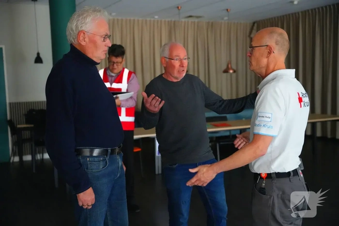 Gemeente oefent met noodsteunpunt voor crisissituaties