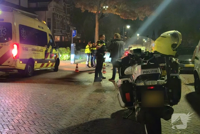Politieauto's beschadigd door botsing