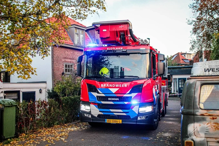 Woningbrand veroorzaakt rookontwikkeling