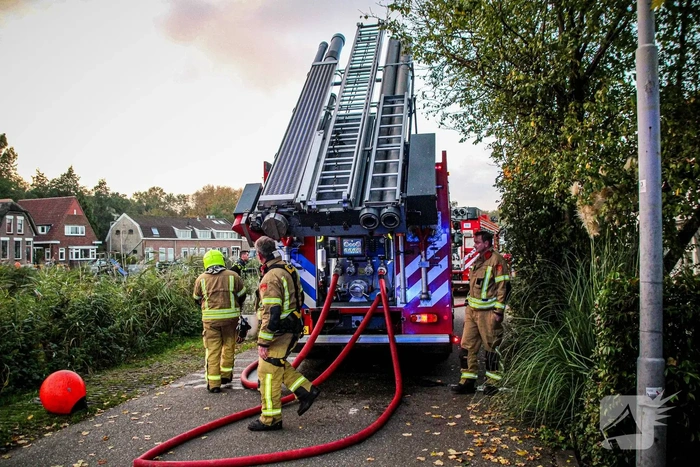 Woningbrand veroorzaakt rookontwikkeling