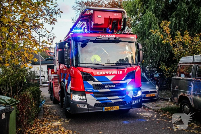 Woningbrand veroorzaakt rookontwikkeling