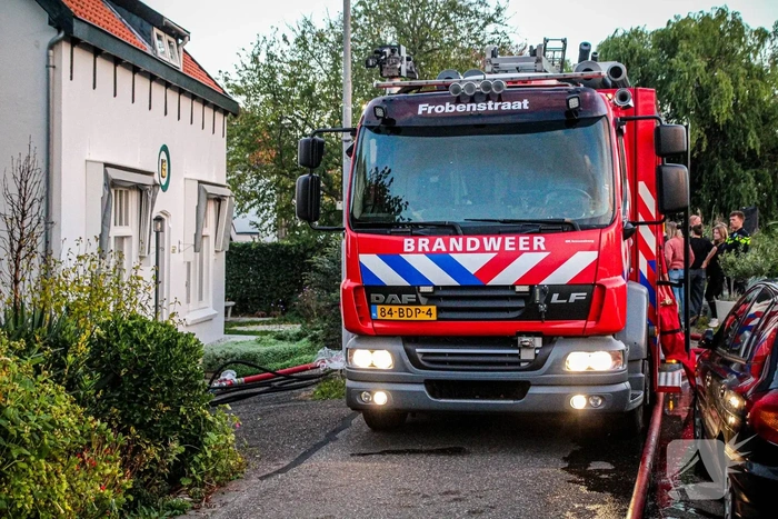 Woningbrand veroorzaakt rookontwikkeling