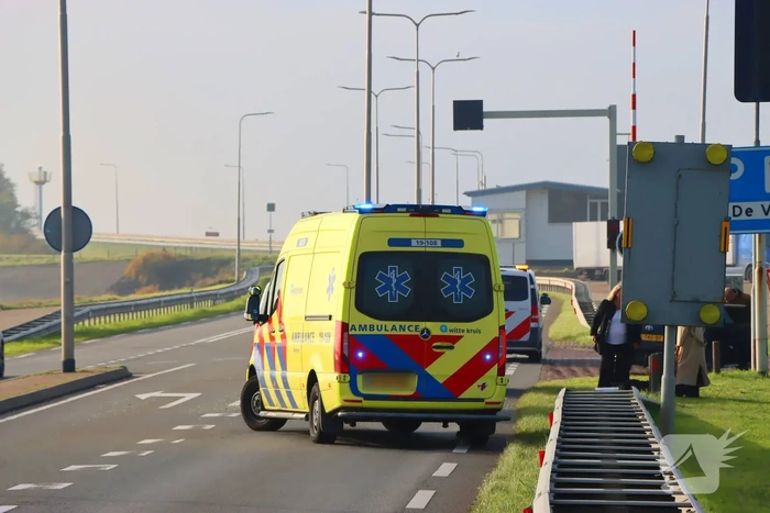 Gewonde bij kop-staartbotsing