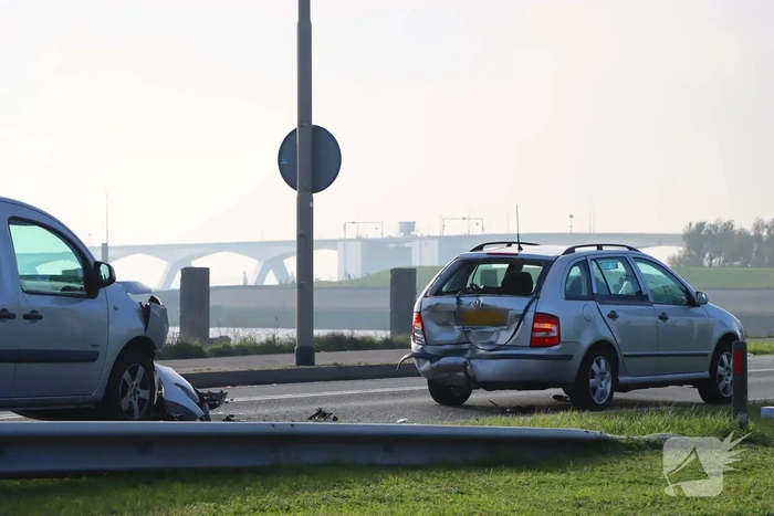 Gewonde bij kop-staartbotsing
