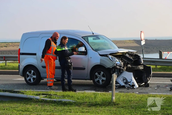 Gewonde bij kop-staartbotsing