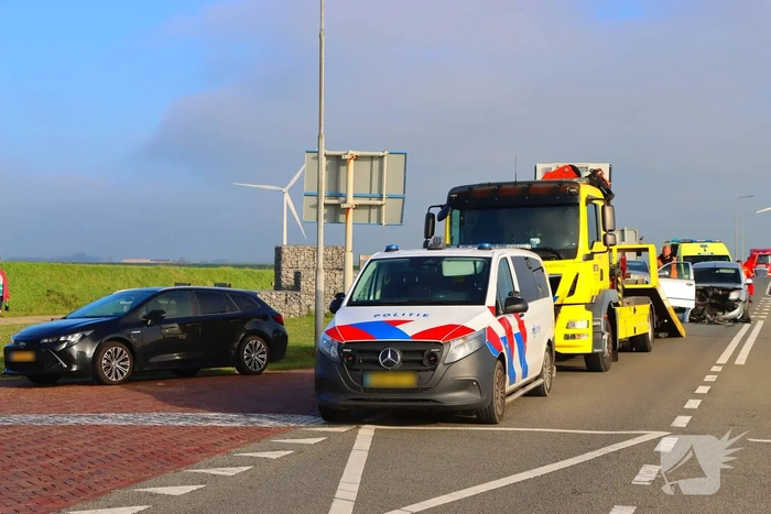 Gewonde bij kop-staartbotsing