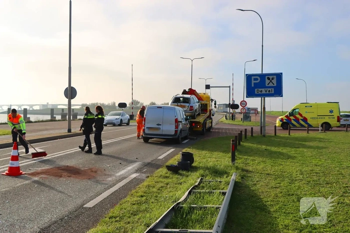 Gewonde bij kop-staartbotsing