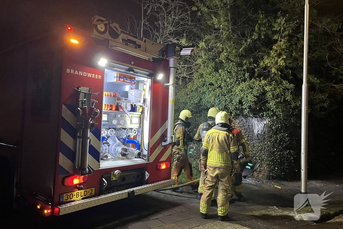 Heg in brand tijdens nieuwjaarsnacht