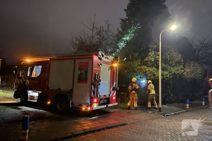 Heg in brand tijdens nieuwjaarsnacht
