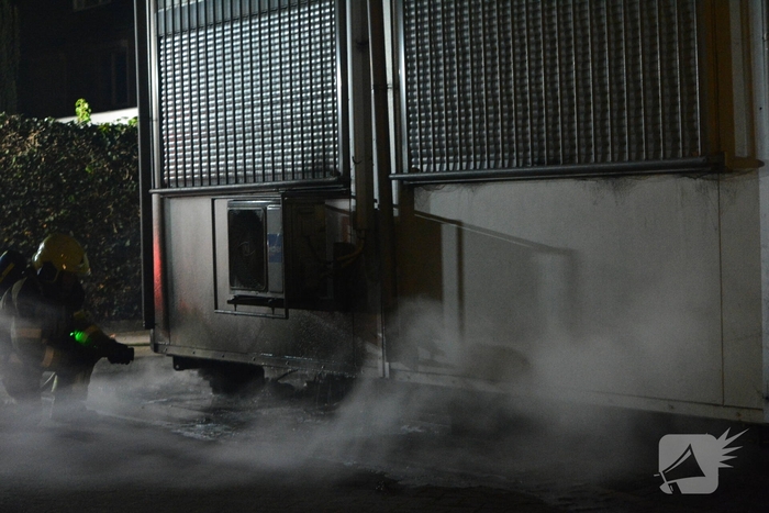 Brand ontstaat in bijgebouw