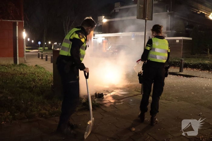 Buitenbrand bij elektrakast onder controle