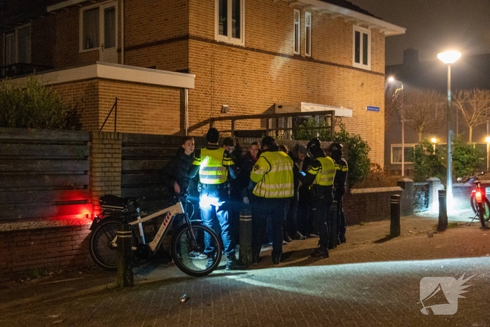 Meerdere aanhoudingen na onrust in straat
