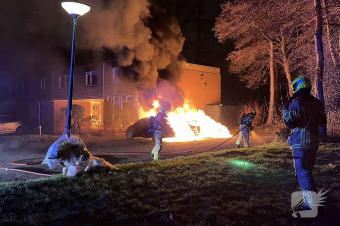 Brand verwoest meerdere auto's