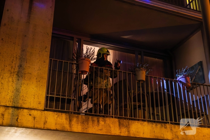 Vuurwerk op balkon veroorzaakt brand
