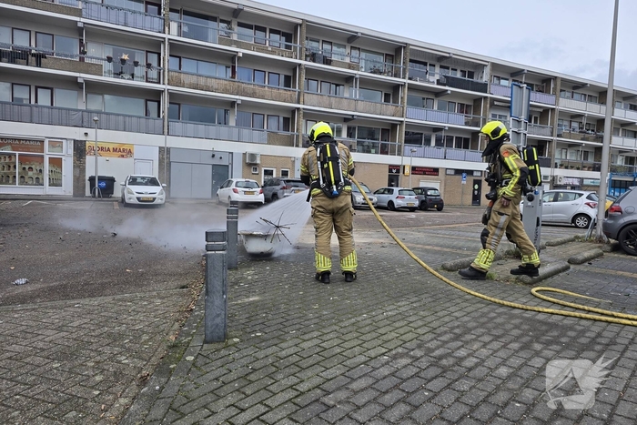 Afvalbrand onder controle na snelle inzet