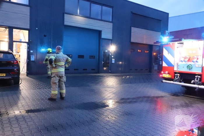Rookontwikkeling door industriebrand