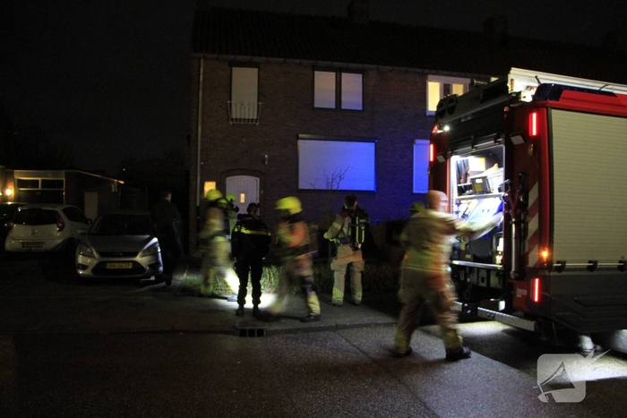 Schoorsteenbrand geblust in woning