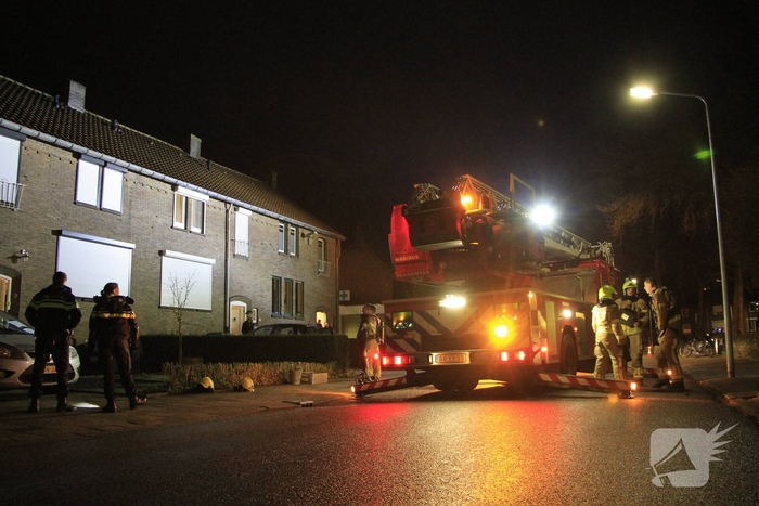 Schoorsteenbrand geblust in woning
