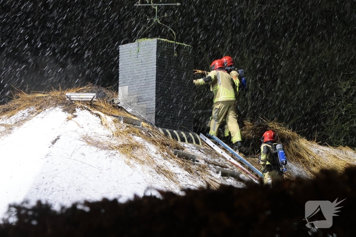 Opnieuw brand op dak van woning