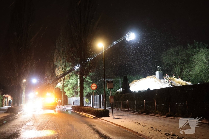Opnieuw brand op dak van woning