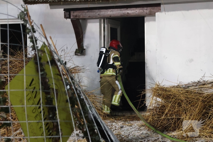 Opnieuw brand op dak van woning