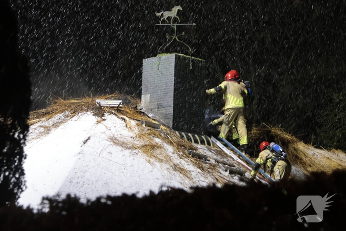 Opnieuw brand op dak van woning