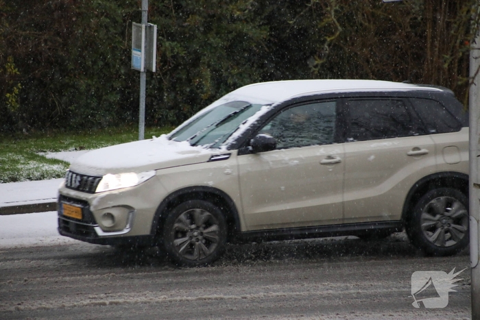 Sneeuwval levert fraaie plaatjes op